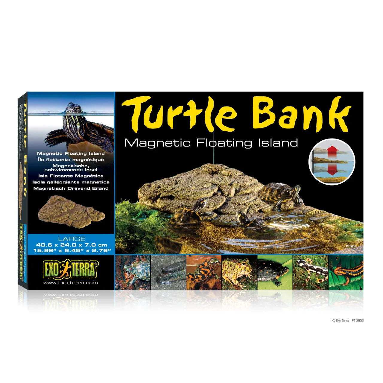 Exo Terra Turtle Bank med magnet stor